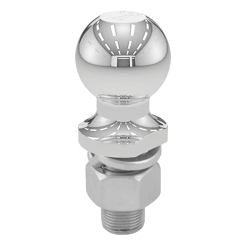 CURT 2" Trailer Ball (1" x 2-1/8" Shank, 7,500 lbs., Chrome) Trailer Hitch Ball