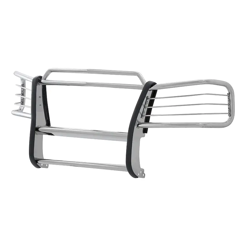 ARIES 4043-2 1-1/2-Inch Polished Stainless Steel Grille Guard, No-Drill, Select Chevrolet Silverado 1500, Suburban, Tahoe