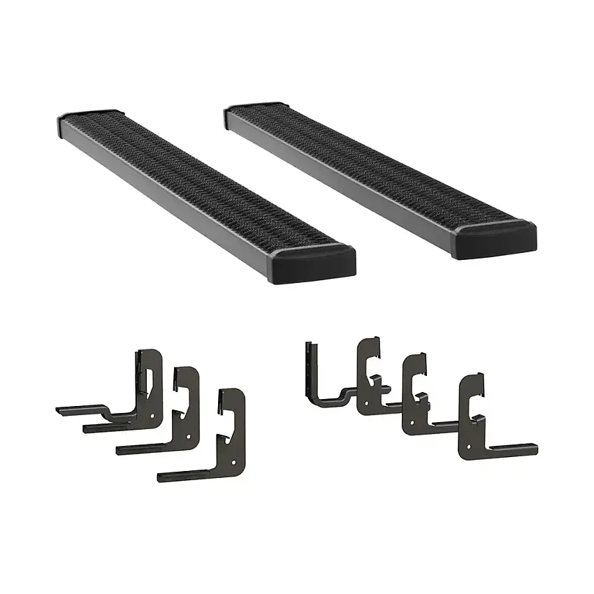 LUVERNE Grip Step 7" x 78" Aluminum W2W Running Boards, Select Silverado, Sierra 1500 415078-400717