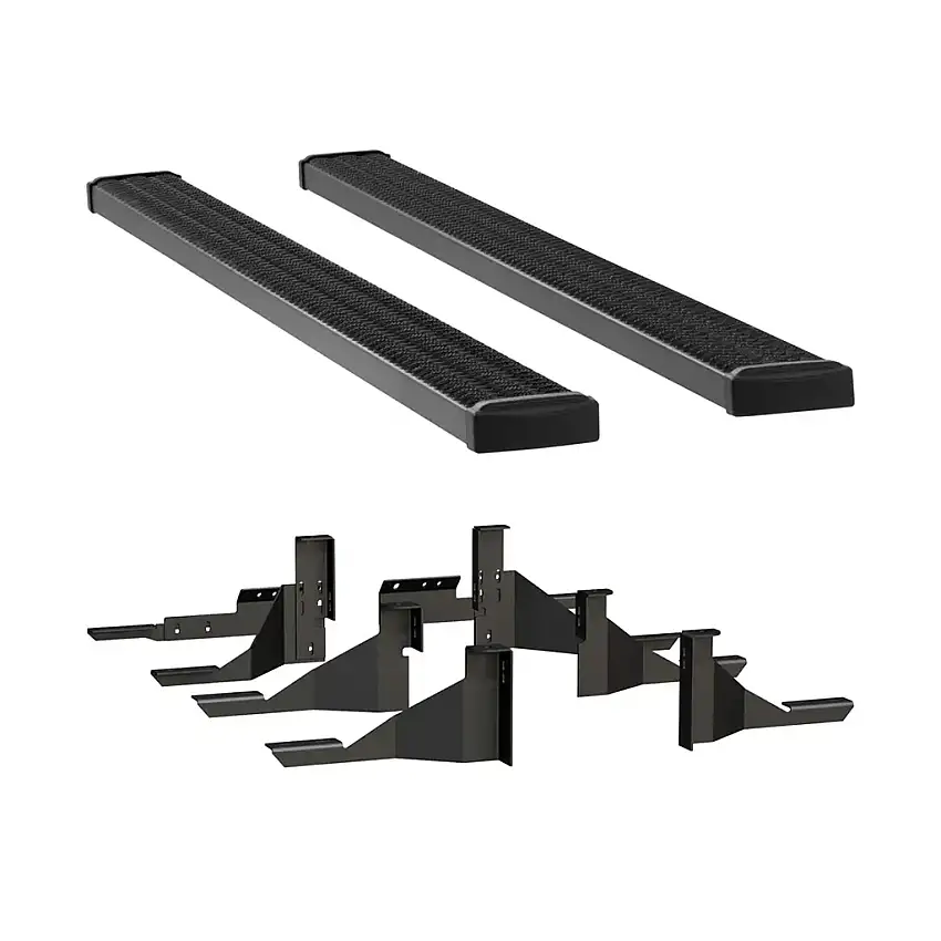 LUVERNE Grip Step 7" x 98" Aluminum W2W Running Boards, Select Dodge, Ram 1500 415098-400939