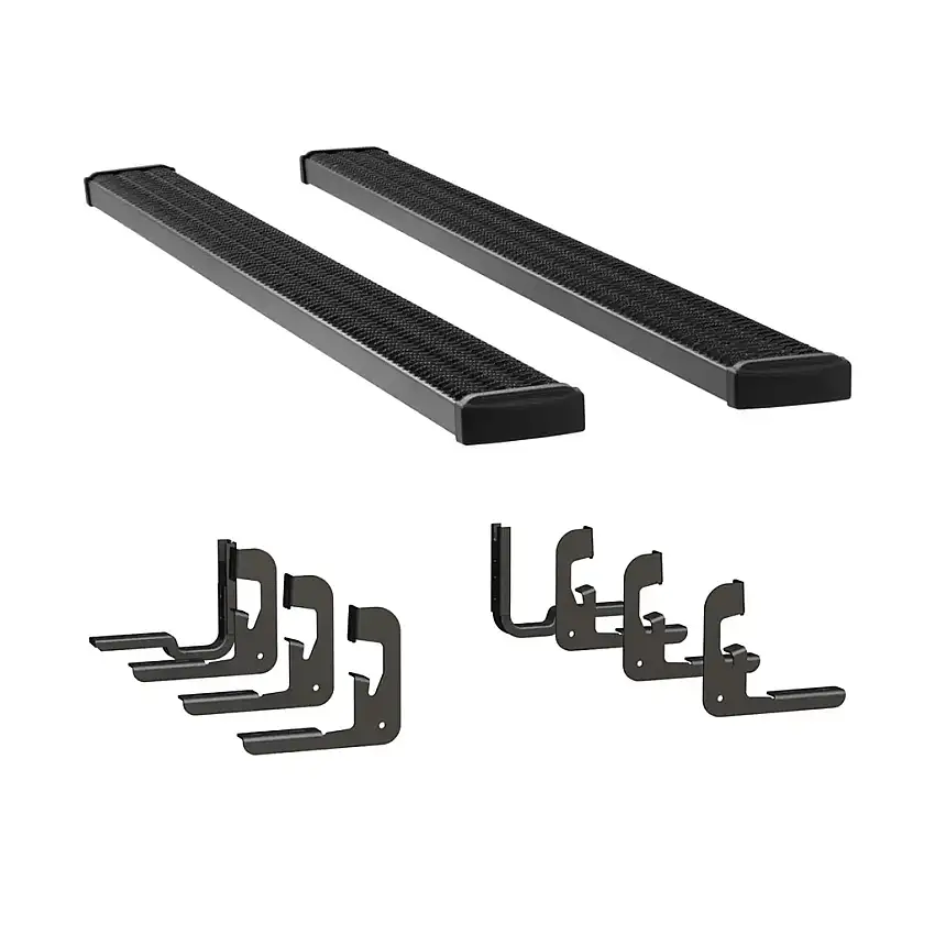 LUVERNE Grip Step 7" x 102" Aluminum W2W Running Boards, Select Silverado, Sierra 1500 415102-401447