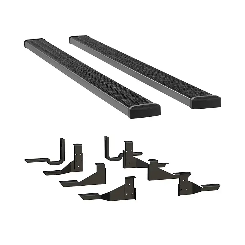 LUVERNE Grip Step 7" x 125" Aluminum W2W Running Boards, Select Silverado, Sierra HD 415125-401747