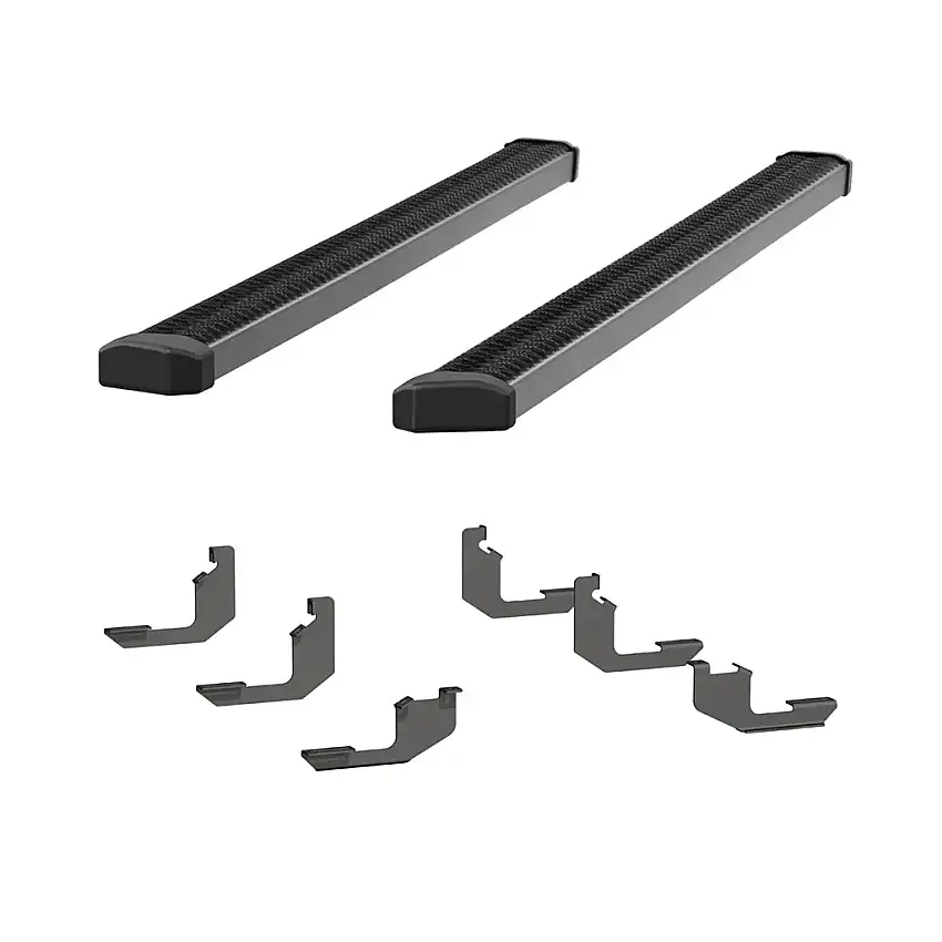 LUVERNE SlimGrip 5" x 78" Black Aluminum Running Boards, Select Ford Ranger Crew Cab 416078-4055103