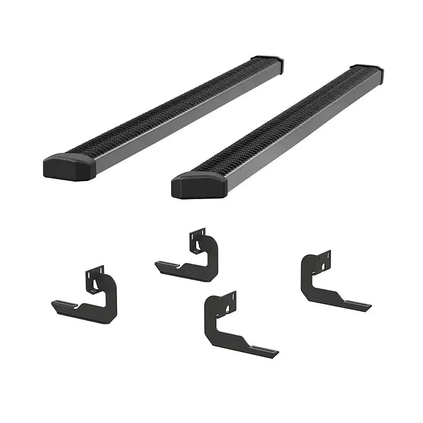 LUVERNE SlimGrip 5" x 88" Black Aluminum Running Boards, Select Ford F-150 416088-4055120