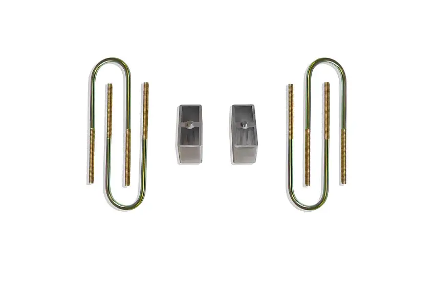 MaxTrac Suspension 430030 3" LOWERING BLOCKS W/ U-BOLTS