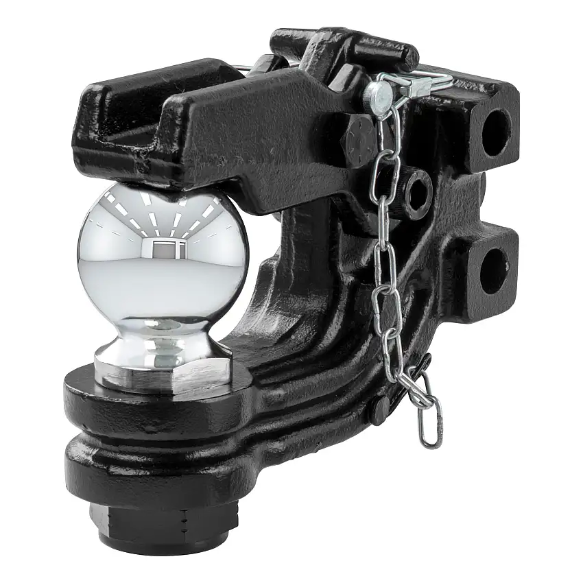 CURT Replacement Channel Mount Ball & Pintle Hitch (2-5/16" Ball, 13,000 lbs.) Trailer Hitch Pintle Hook Mount