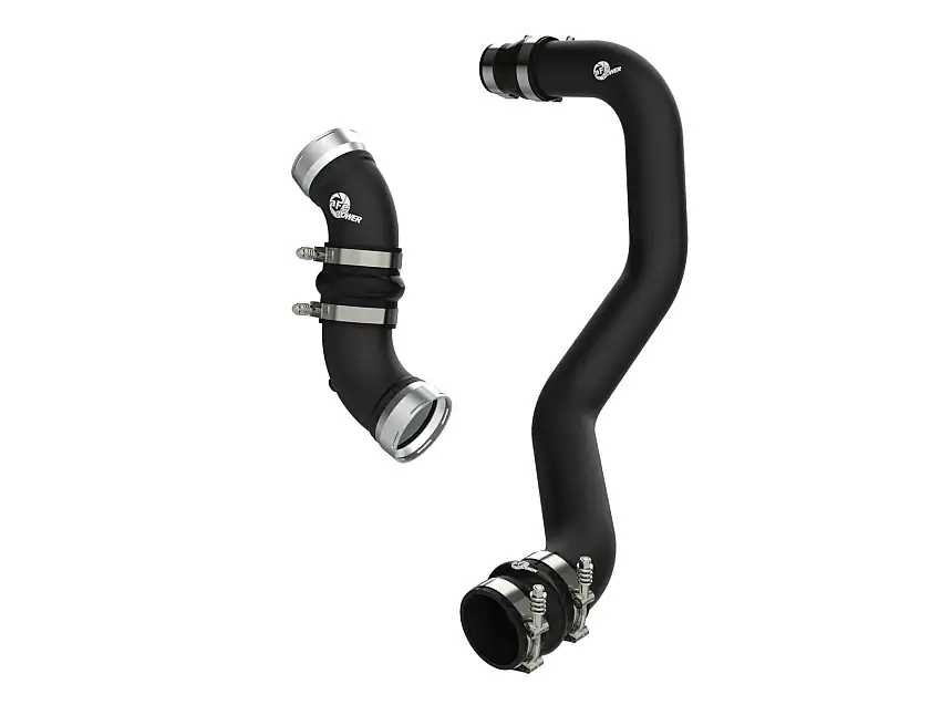 AFE 46-20054-B BladeRunner 3 IN & 3-1/2 IN Aluminum Hot and Cold Charge Pipe Kit Black
