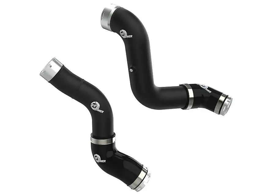 AFE 46-20744-B BladeRunner 2-1/2 IN & 3 IN Aluminum Hot and Cold Charge Pipe Kit Black