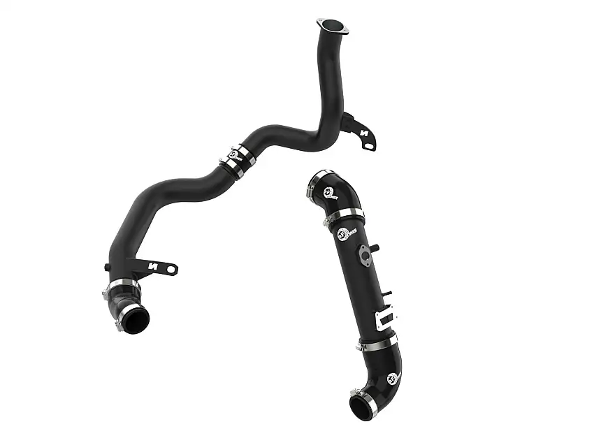 AFE 46-20764-B BladeRunner Aluminum Hot and Cold Charge Pipe Kit Black