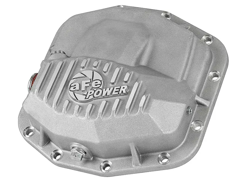 AFE 46-71030A aFe POWER Street Series Front Differential Cover Raw Finish w/ Machined Fins
