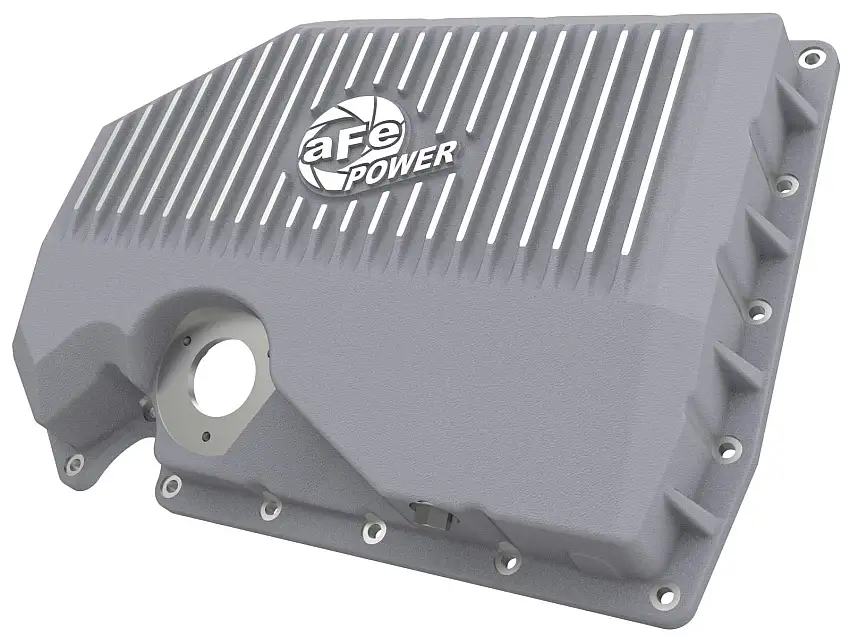 AFE 46-71210A aFe POWER Street Series Engine Oil Pan Raw w/ Machined Fins