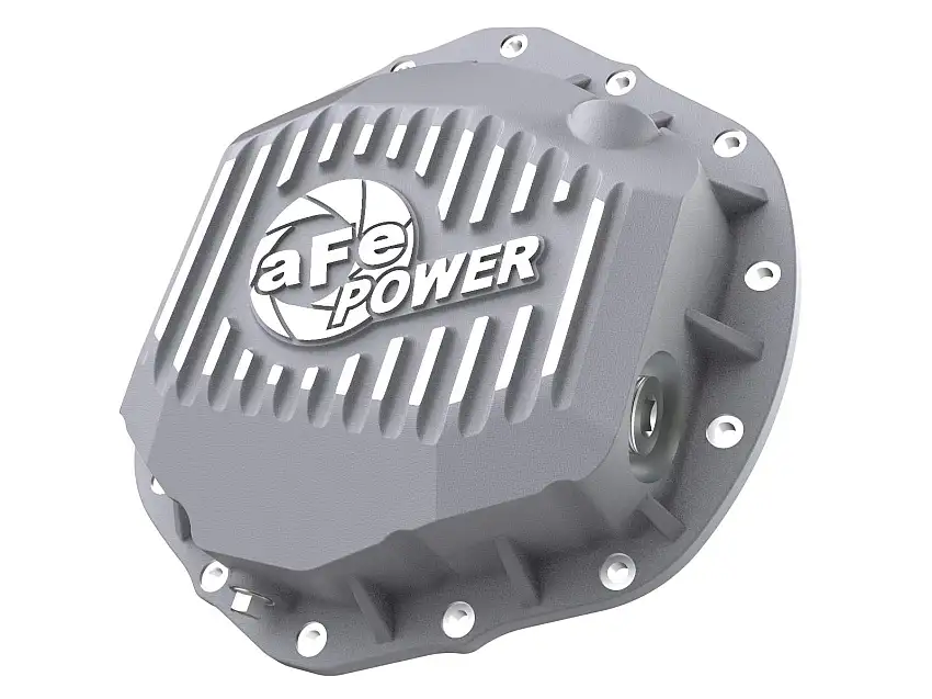 AFE 46-71260A aFe POWER Street Series Rear Differential Cover Raw w/ Machined Fins