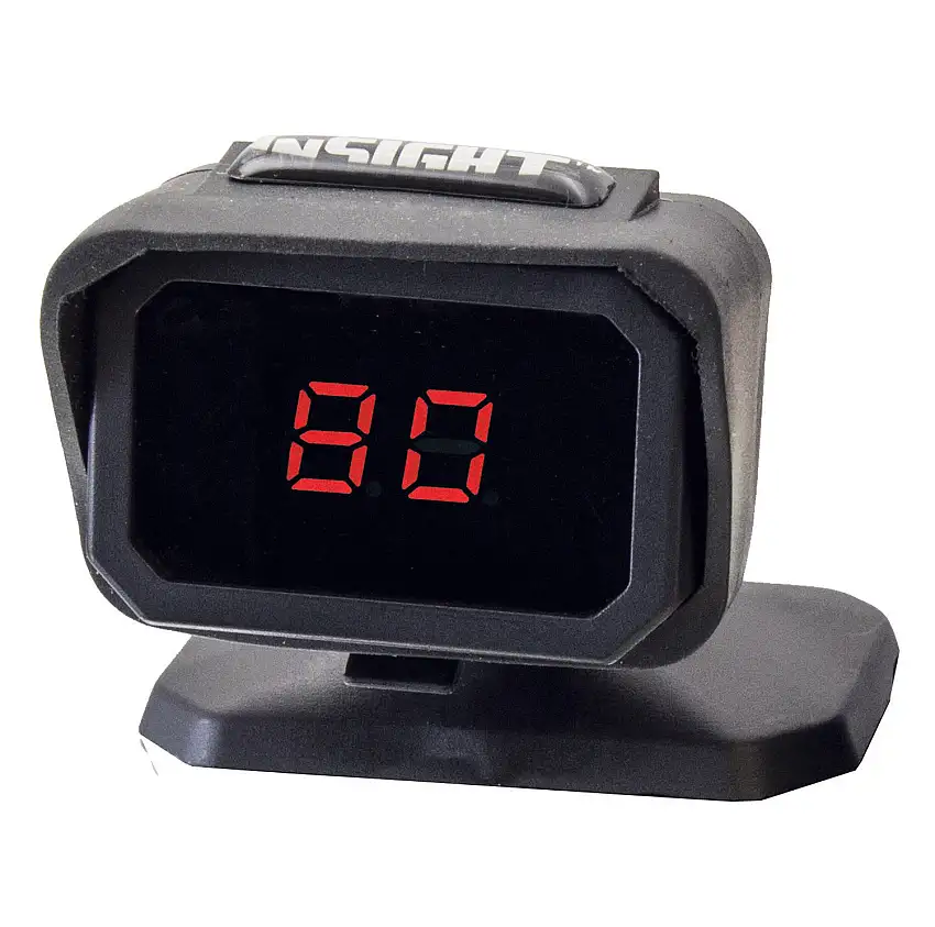 InSIGHT™ Proportional 1-4 Axle Trailer Brake Controller – 3-Part Design, Digital Display, Easy Install, 7 Sensitivity Settings