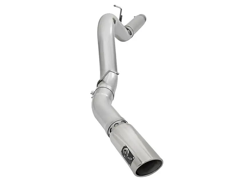 AFE ATLAS 5" Aluminized Steel DPF-Back Exhaust System 2016 GM 6.6L LML Duramax