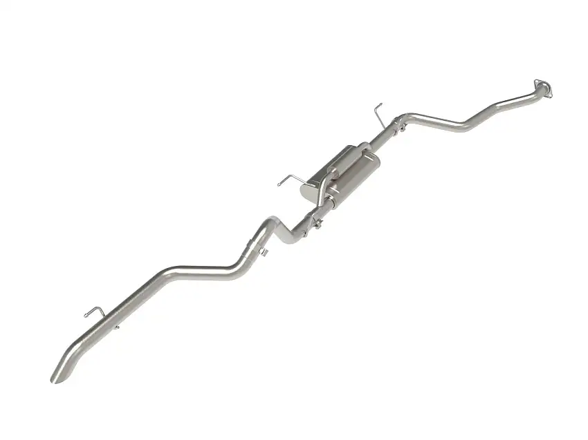 AFE 49-36077 Vulcan Series 2-1/2 IN 304 Stainless Steel Cat-Back Hi-Tuck Exhaust System