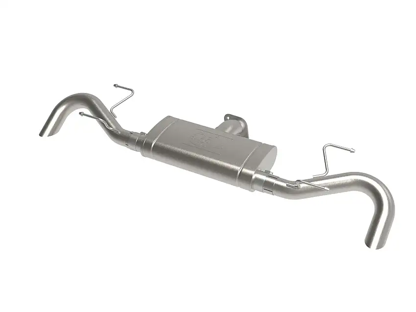AFE 49-37035 Takeda 2-1/2 IN 304 Stainless Steel Axle-Back Hi-Tuck Exhaust System
