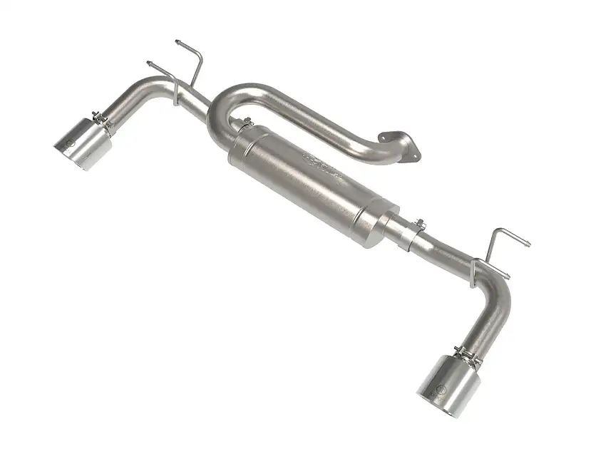 AFE 49-37036-P Takeda 2-1/2 IN 304 Stainless Steel Axle-Back Exhaust System w/ Polished Tip