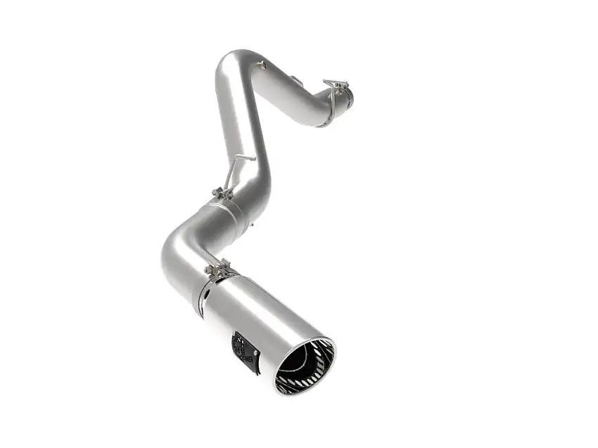 AFE Large Bore-HD 5" 409 Stainless Steel DPF-Back Single Exhaust 20-23 GM 6.6L Duramax