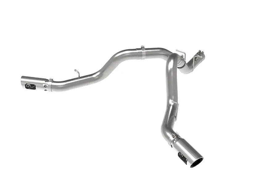 AFE Large Bore-HD 4" 409 Stainless Steel DPF-Back Exhaust System 20-25 GM 6.6L Duramax