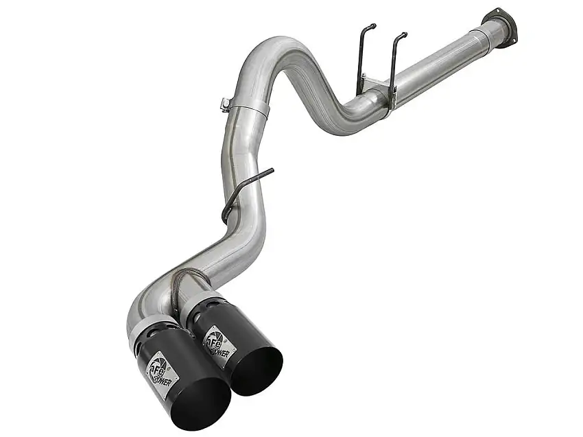 AFE Rebel XD Series 4" Stainless DPF-Back Exhaust system for 15-16 Ford 6.7L Powerstroke