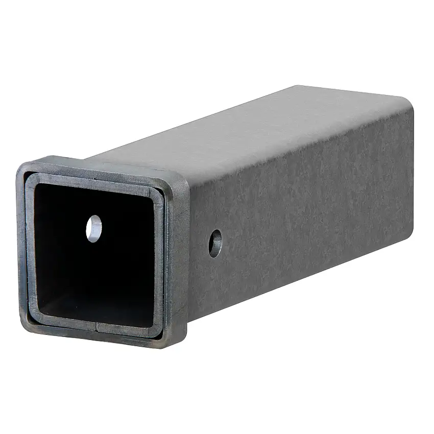 CURT 49517 3 x 12-Inch Weld-On Raw Steel Trailer Hitch Receiver Tube, 5/8-In Pin Hole