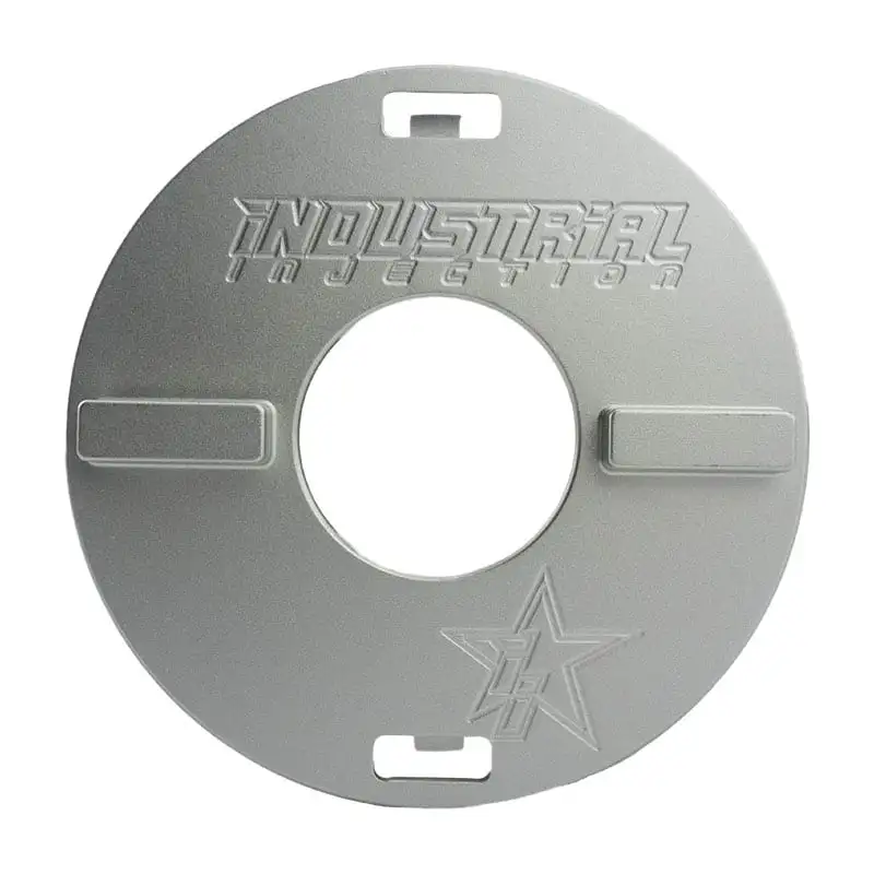 Industrial Injection Clear Anodized Billet Hood Drain Ring 17-19 GM 6.6L Duramax L5P