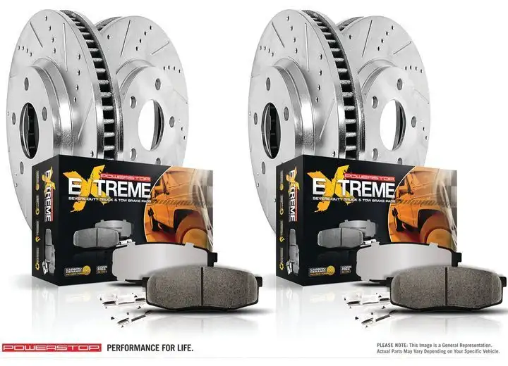 Power Stop Z36 Front & Rear Truck & Tow Brake Kit for 18-25+ Jeep Wrangler JL Sahara & Rubicon K7938-36
