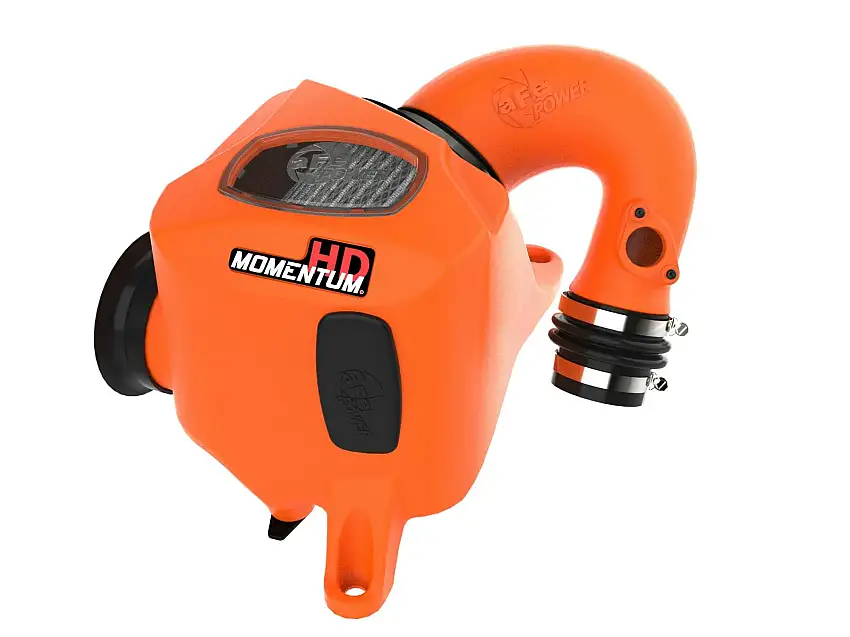 AFE 50-70063DN Momentum HD Cold Air Intake System Orange w/ Pro DRY S Filter