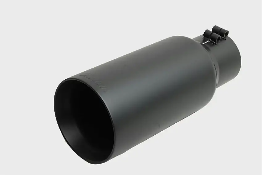 Gibson Performance Exhaust 500689-B Black Ceramic Double Walled Angle Exhaust Tip