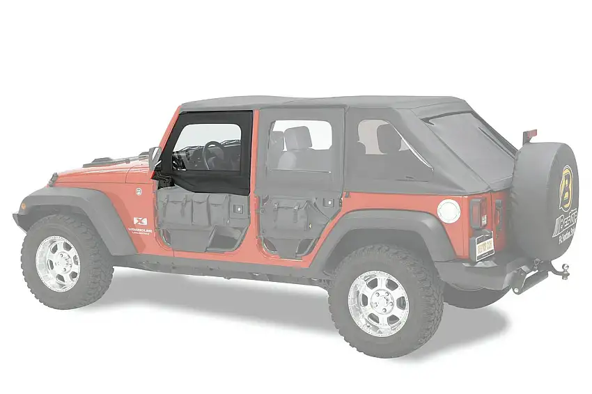 Bestop 51805-35 HighRock 4x4™ Element™ Upper Fabric Half Doors