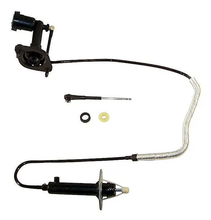 Crown Automotive Clutch Master Cylinder, Slave Cylinder and Hose Kit for 05-06 Jeep Wrangler TJ and Unlimited 52107652AM