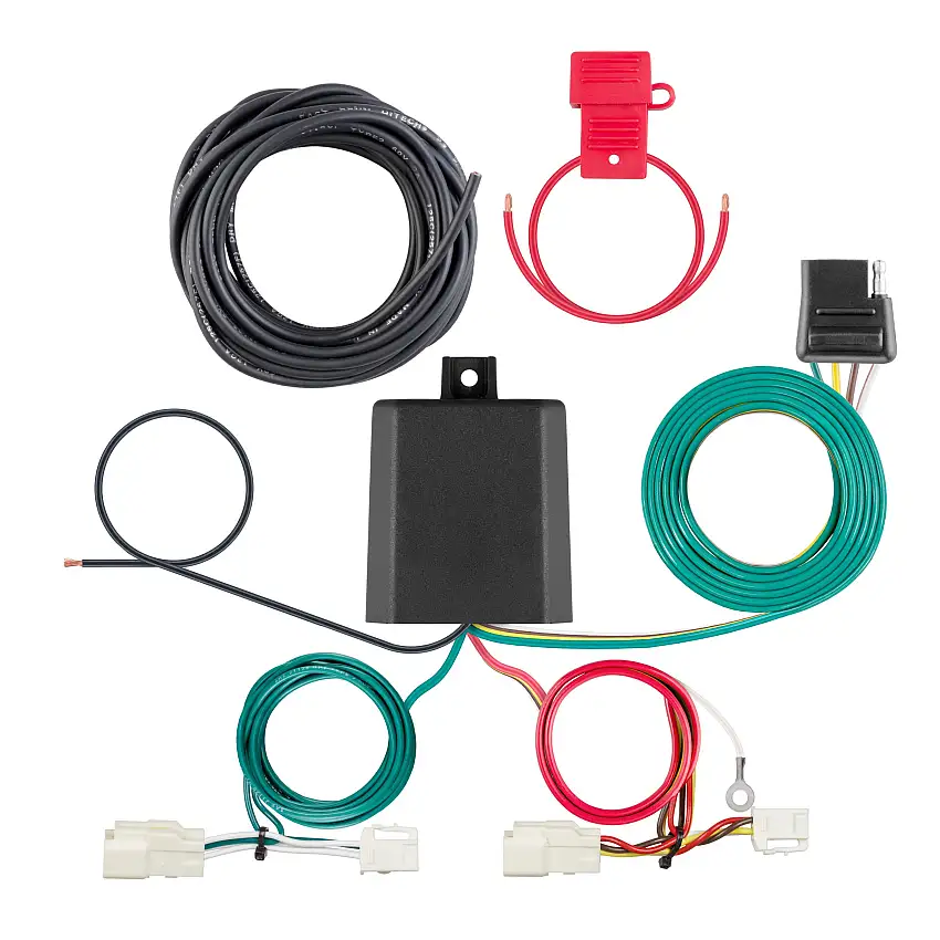 CURT 56493 Vehicle-Side Custom 4-Pin Trailer Wiring Harness, Fits Select Toyota Camry