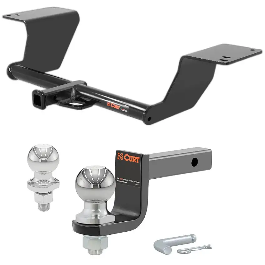 2013-2018 Toyota Avalon All Class 2 Trailer Hitch, 1-1/4" Receiver + 2" Ball + 1-7/8" Ball Kit