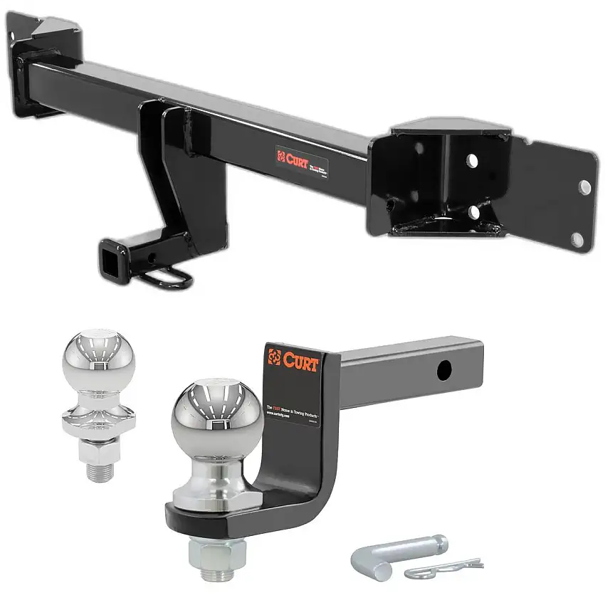 2016-2018 Mercedes-Benz CLA250 All Class 2 Trailer Hitch, 1-1/4" Receiver + 2" Ball + 1-7/8" Ball Kit