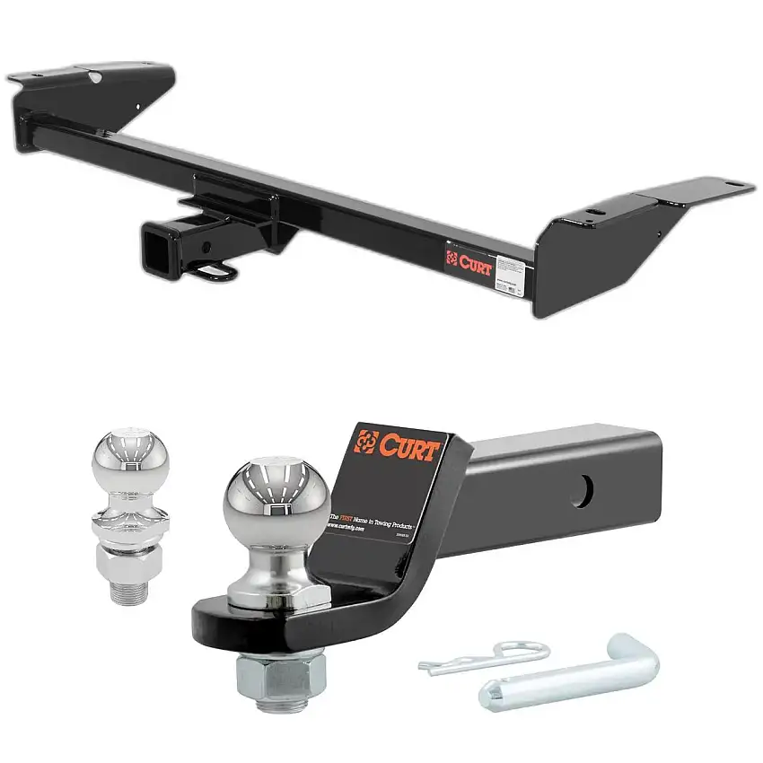 1979-2009 Mercury Grand Marquis Sedan CURT Class 3 Trailer Hitch, 2" Receiver + 2" Ball + 1-7/8" Ball Kit