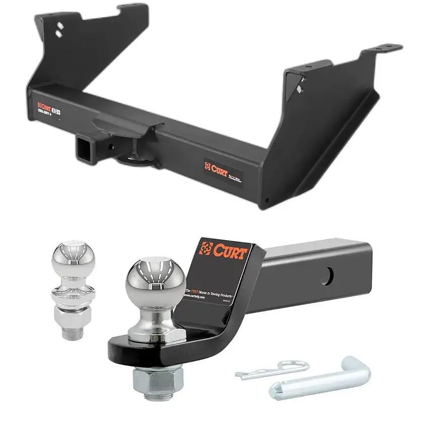 2003-2010 Dodge Ram 3500 All Xtra Duty CURT Class 5 Trailer Hitch, 2" Receiver + 2" Ball + 1-7/8" Ball Kit