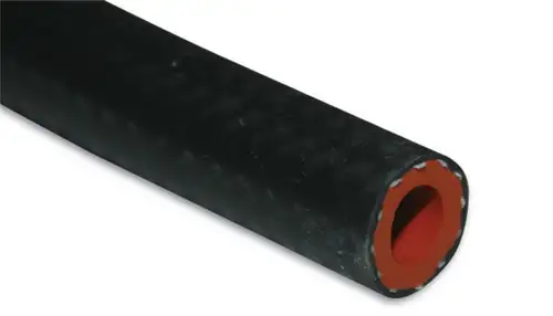 Vibrant 5/8in (16mm) I.d. X 20 Ft. Silicon Heater Hose Reinforced - Black 2044