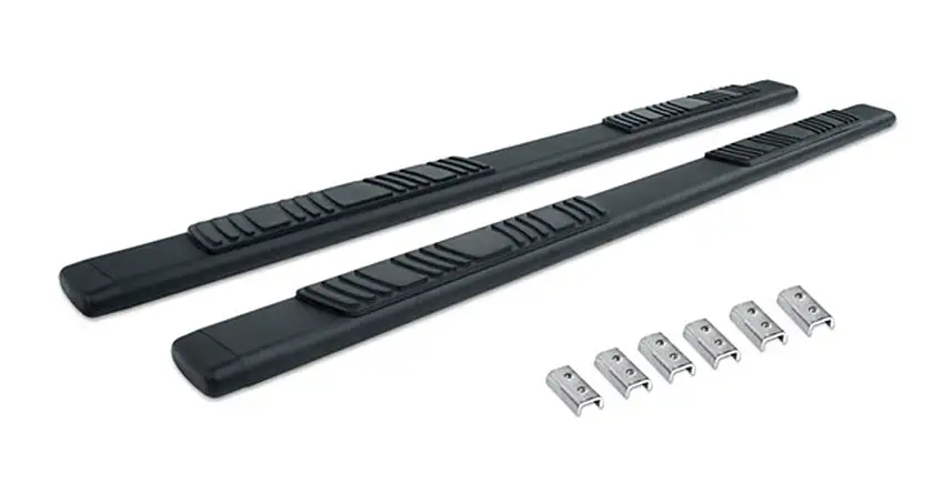 Go Rhino 685415587T 5" OE Xtreme Low Profile Side Steps with Mounting Brackets Kit