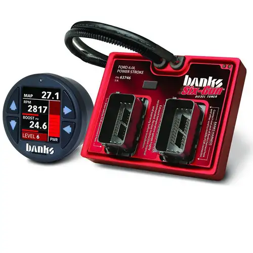 Banks Power Six-Gun Diesel Tuner With Idash 1.8 For 03-07 Ford 6.0L Powerstroke