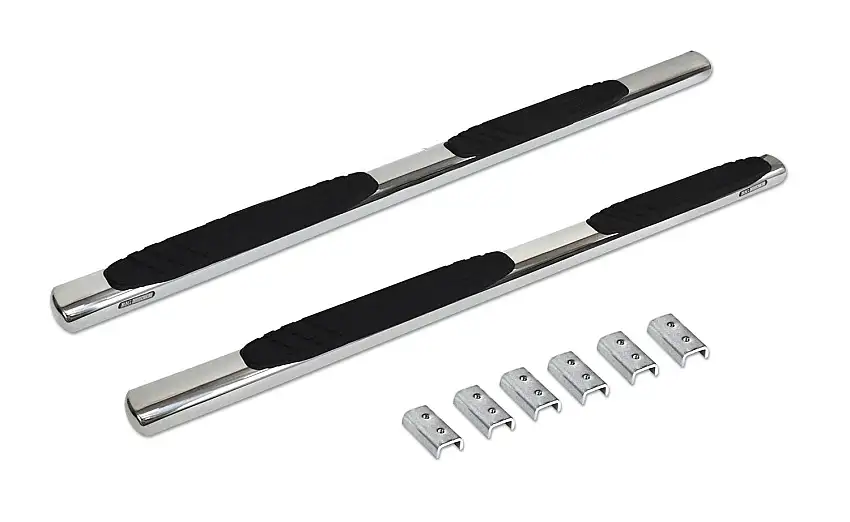 Go Rhino 684404780PS 4" OE Xtreme Side Steps with Mounting Brackets Kit