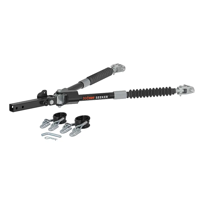 CURT 70012 Seeker Steel RV Tow Bar, 10,000 Pounds, 2-Inch Shank