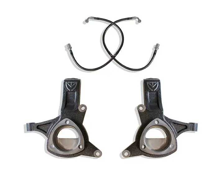 MaxTrac Suspension 701550 5" LIFT SPINDLES W/ BRAKE LINES (STAMPED STEEL/ALUM. ARMS)