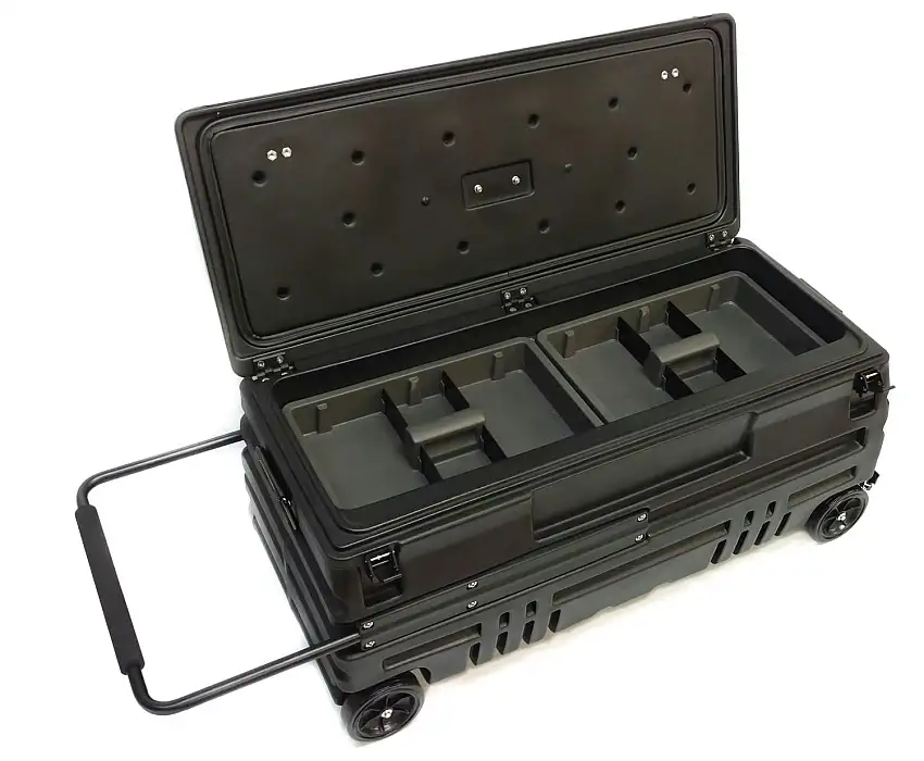 DU-HA 70600 DÜHA Squad Box - Interior/Exterior Portable Storage and Gun Case - Manual Latch