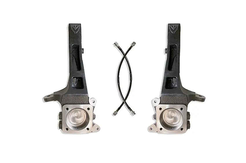 MaxTrac Suspension 706840 4" LIFT SPINDLES W/ BRAKE LINES