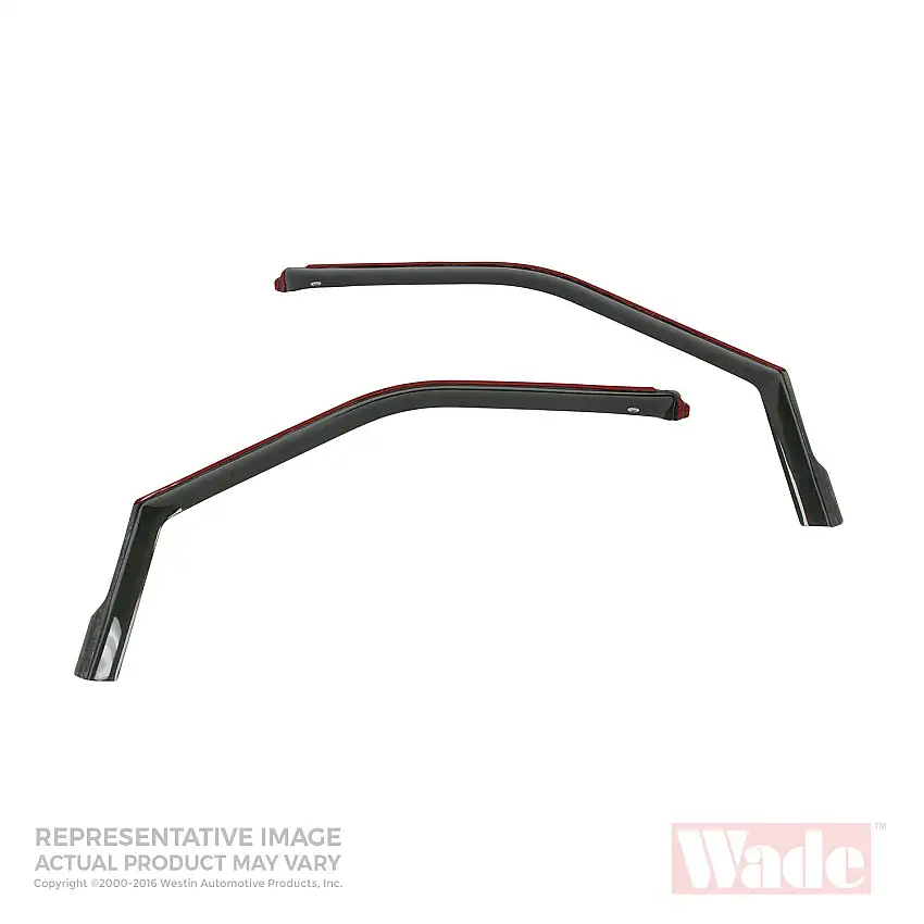 Wade Automotive 72-88475 In Channel Wind Deflector Smoke
