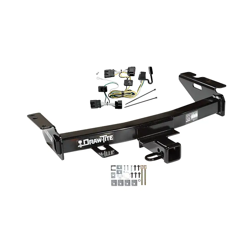 2007-2009 Pontiac Montana SV6 (Canada Only) Draw-tite Class 3 Trailer Hitch, 2 Inch Square Receiver Bundle w/ Plug-n-Play T-One Wiring Harness