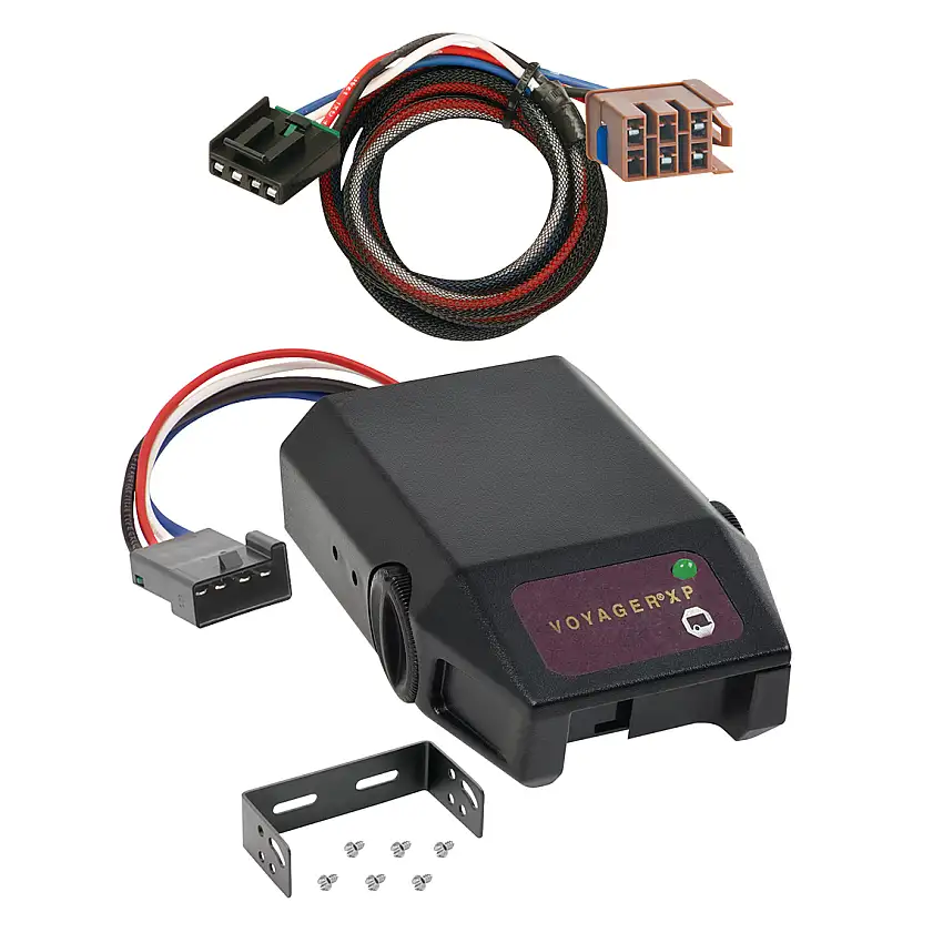 2003-2006 Cadillac Escalade EXT Raybestos Voyager XP Proportional Brake Controller for Trailers with 1 to 4 Axles Black 761-9035