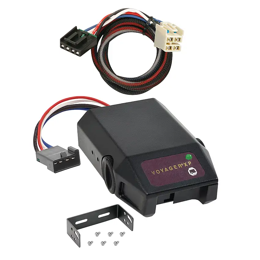 2019-2019 GMC Sierra 1500 Limited Raybestos Voyager XP Proportional Brake Controller for Trailers with 1 to 4 Axles Black 761-9035