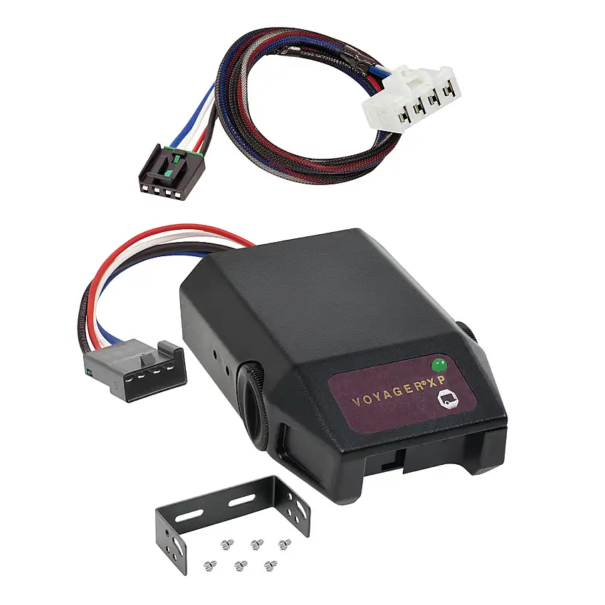 1995-2009 Dodge Ram 1500 Raybestos Voyager XP Proportional Brake Controller for Trailers with 1 to 4 Axles Black 761-9035