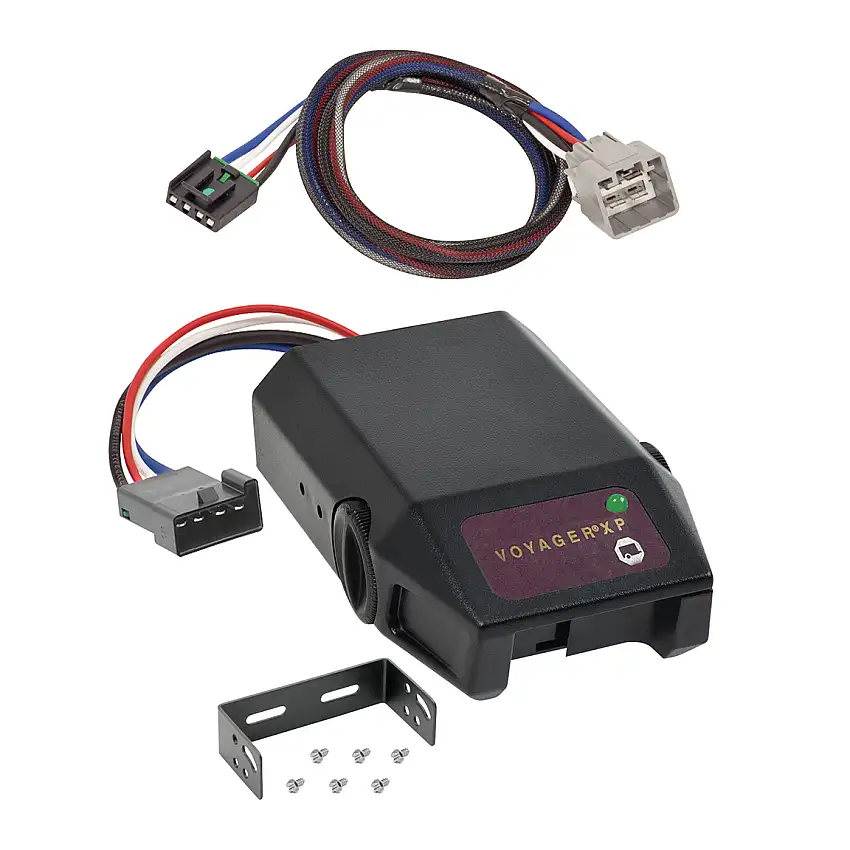 2011-2012 RAM 2500 Raybestos Voyager XP Proportional Brake Controller for Trailers with 1 to 4 Axles Black 761-9035